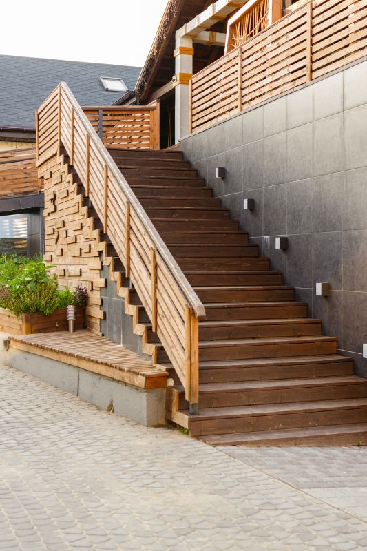 Exterior Wood Stairs